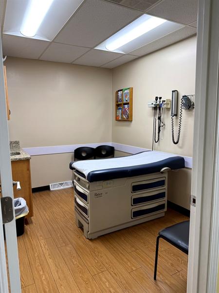 Doctor office exam room
