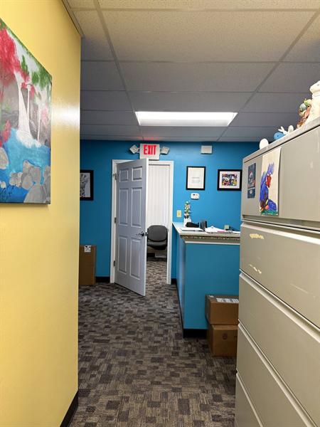 Doctor office hallway